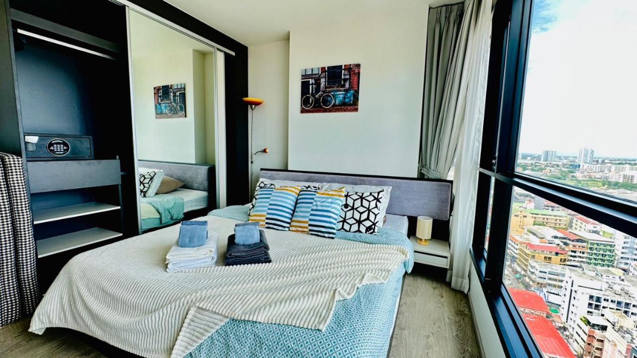 The Base Central Pattaya 2Bed King&Queen Sky Seaview & Infinity Pool מראה חיצוני תמונה